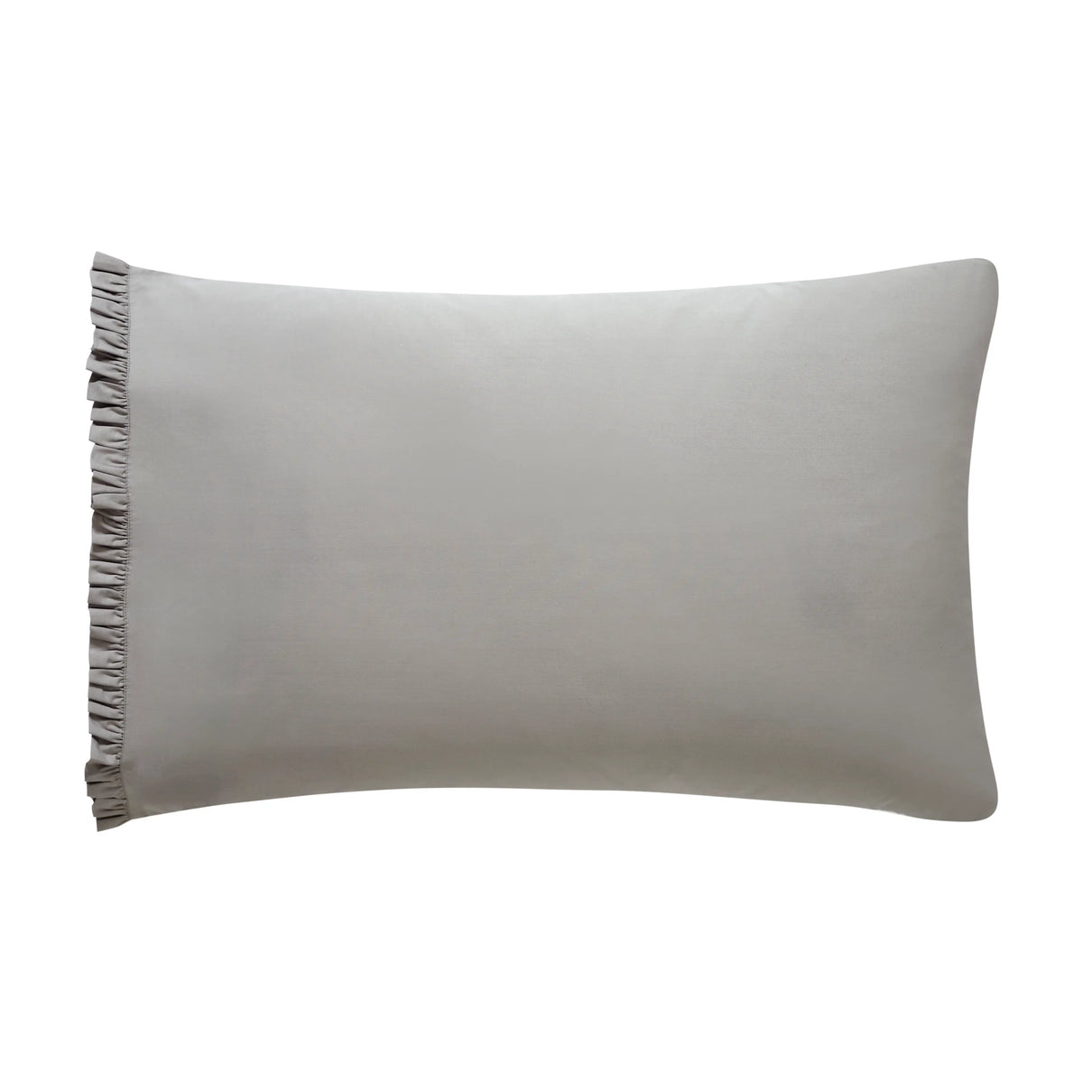 Nargis Fringe Grey Pillowcase 1