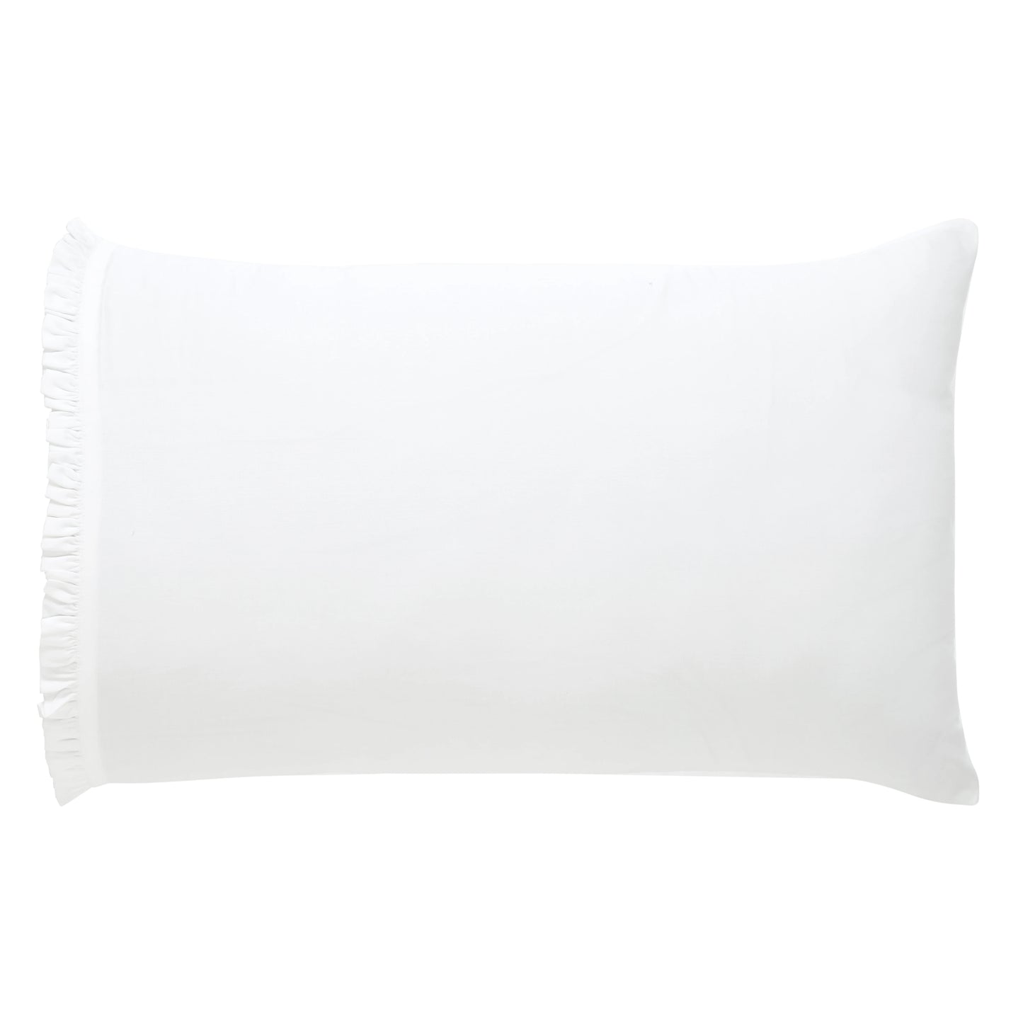 Nargis Fringe White Pillowcase 1