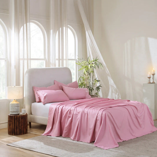 Raatrani: Soft & Cozy Bedsheet Rose Pink