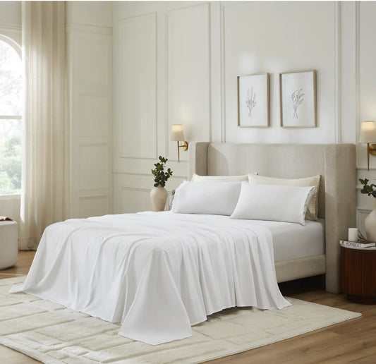 Nargis: Hotel-Crisp Bedsheet White