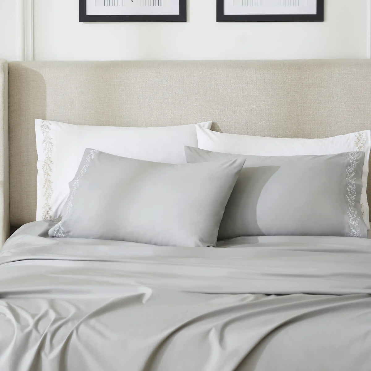 Nargis: Hotel-Crisp Bedsheet Grey