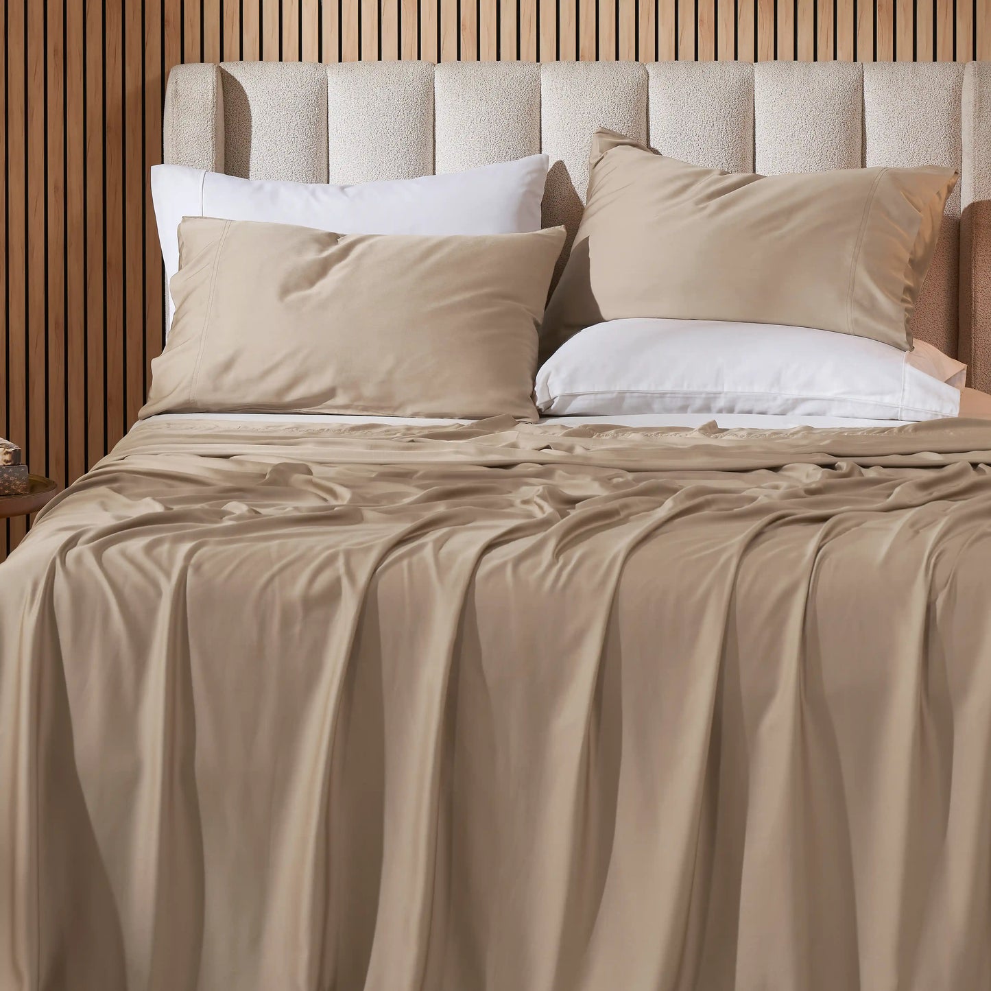 Rajnigandha: Cooling & Breathable Bedsheet Sand