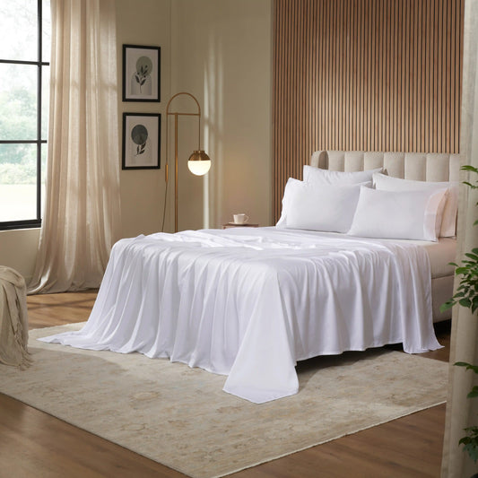 Rajnigandha: Cooling & Breathable Bedsheet White