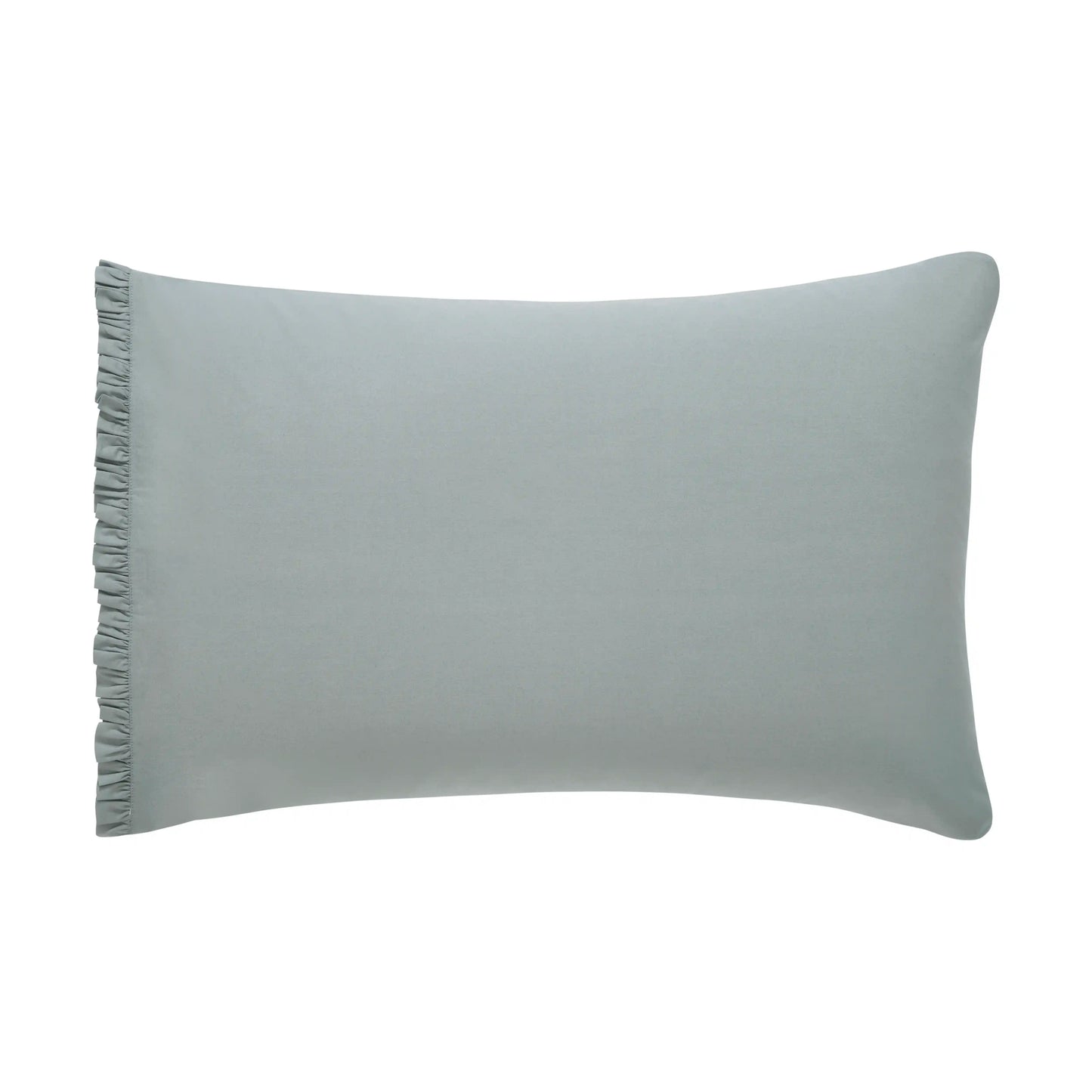 Nargis Fringe Stone Blue Pillowcase 1