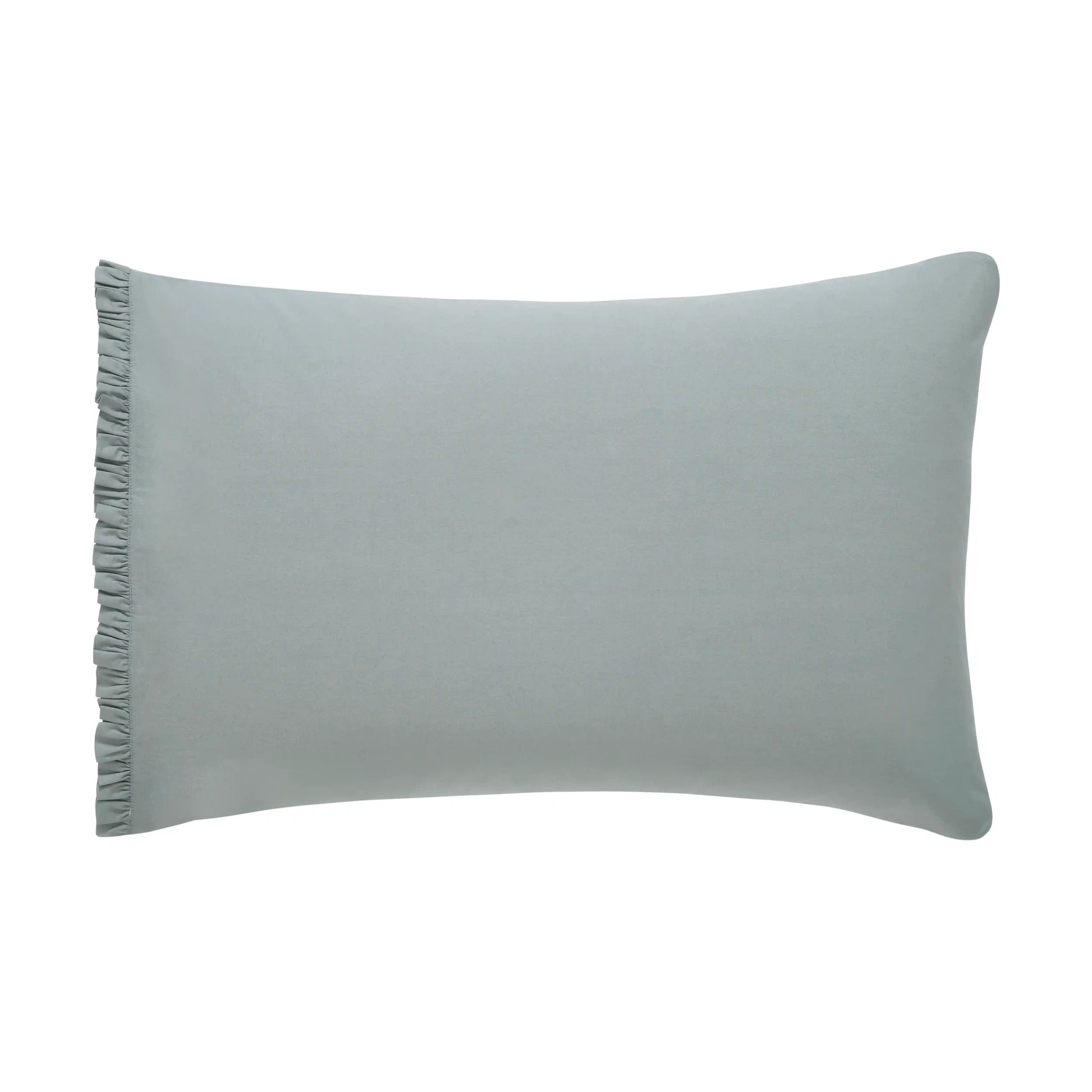 Nargis Fringe Stone Blue Pillowcase 1