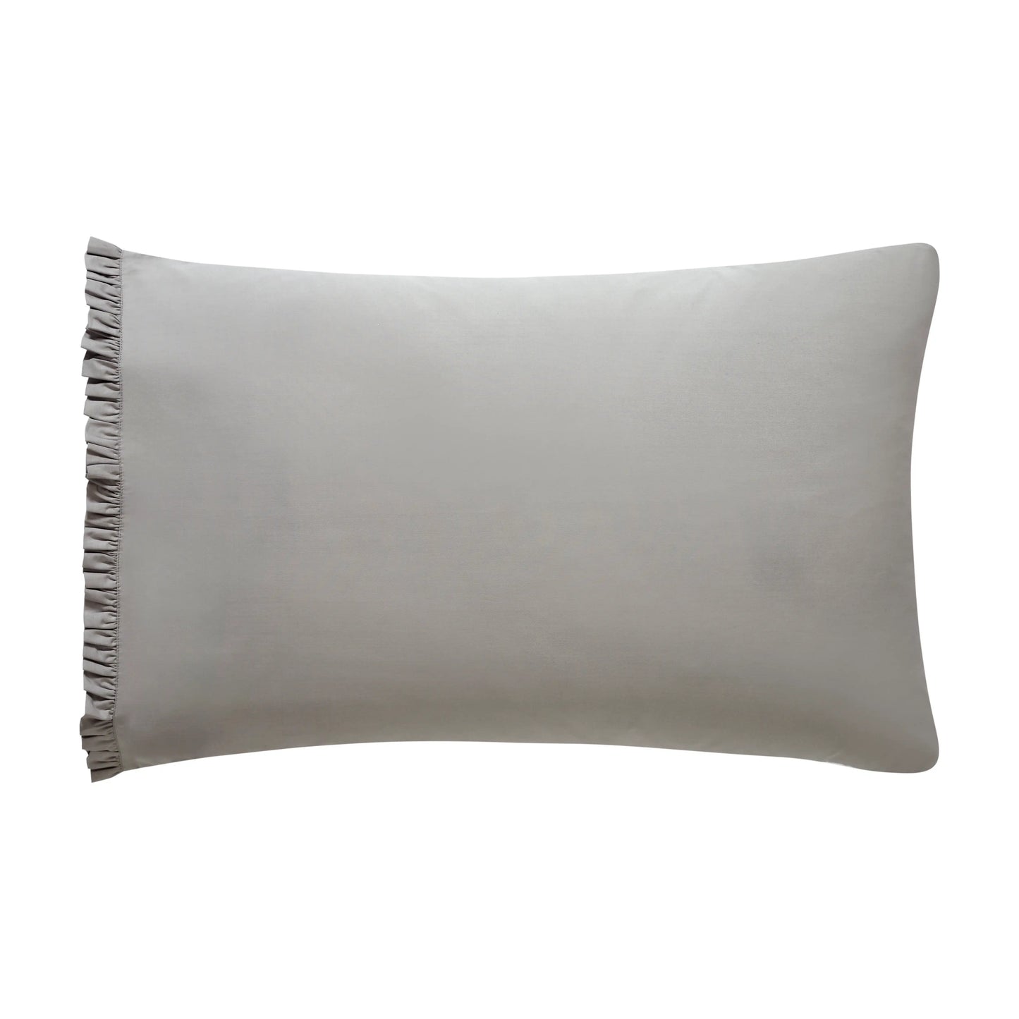 Nargis Fringe Grey Pillowcase 1