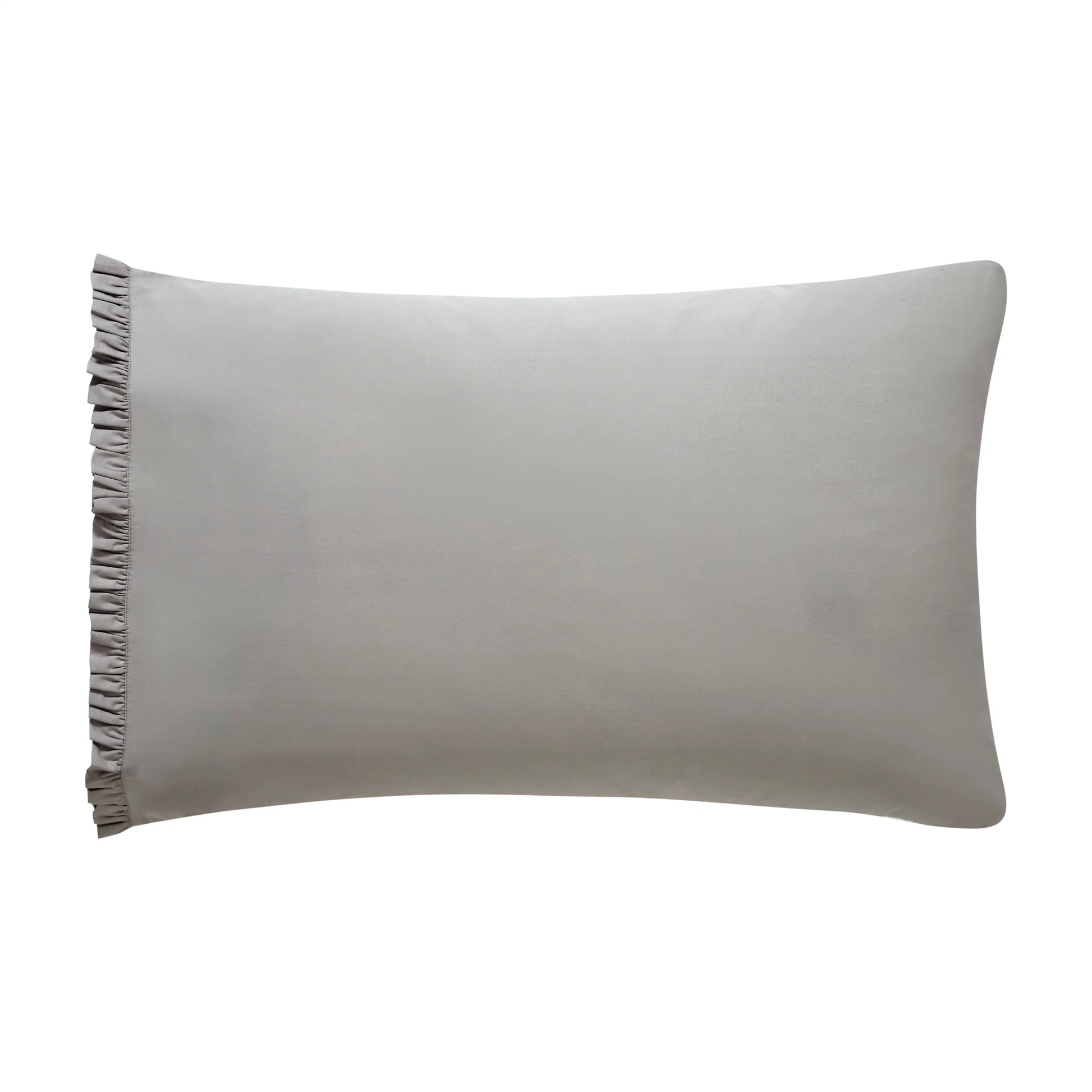 Nargis Fringe Grey Pillowcase 1