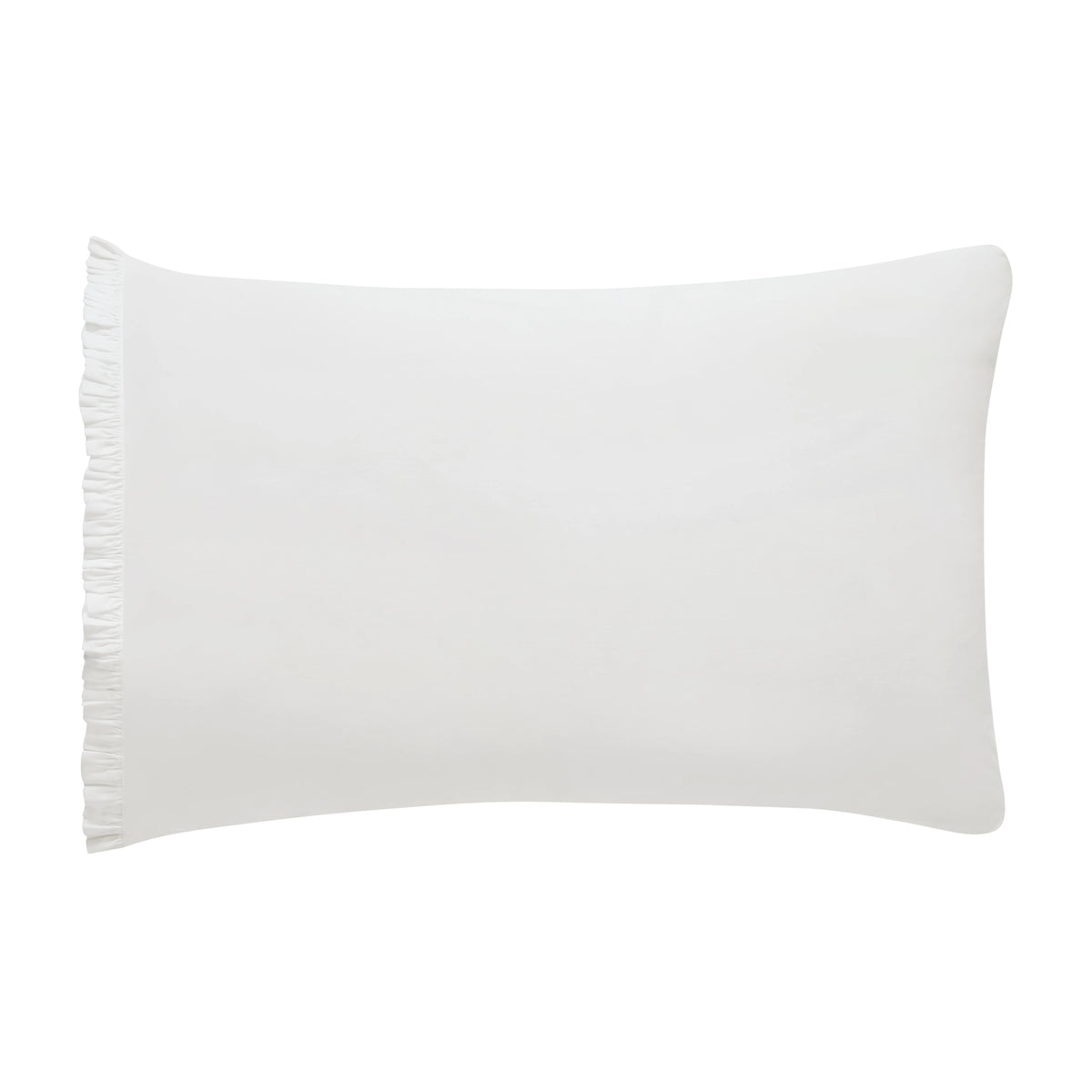 Nargis Fringe White Pillowcase