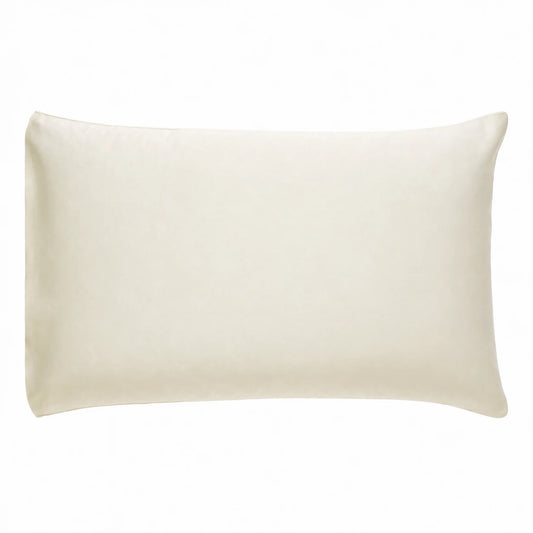 Nargis Solid Ivory Pillowcase