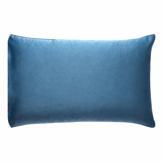 Raatrani Solid Azure Blue Pillowcase