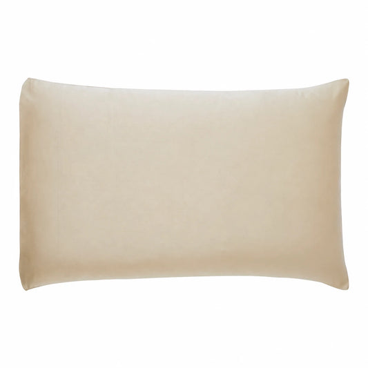 Raatrani Solid Beige Pillowcase