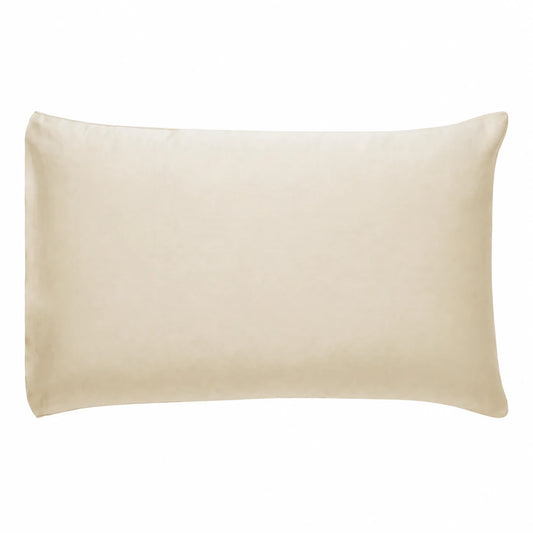 Raatrani Solid Ivory Pillowcase