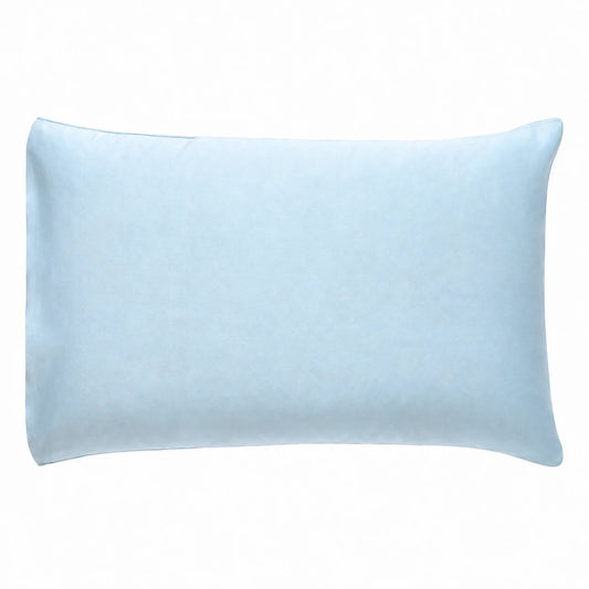 Raatrani Solid Sky Blue Pillowcase